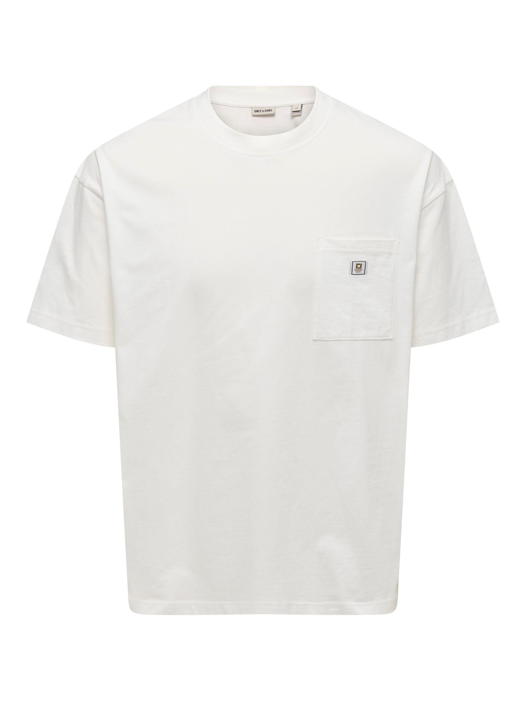 Onsking Life Loose SS Tee, Cloud Dancer, L