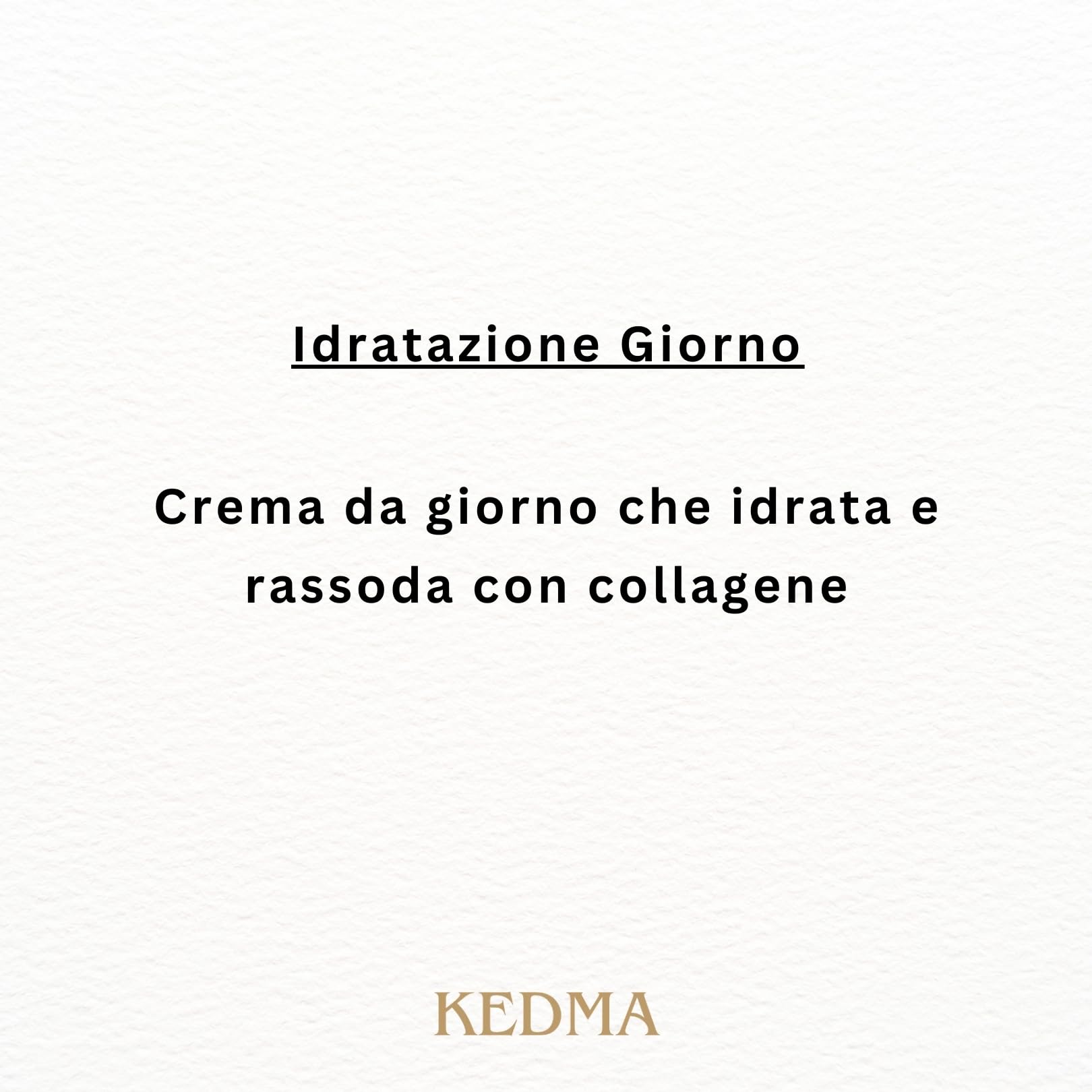 KEDMA - Duo Creme Giorno & Notte al Collagene - 2x50g