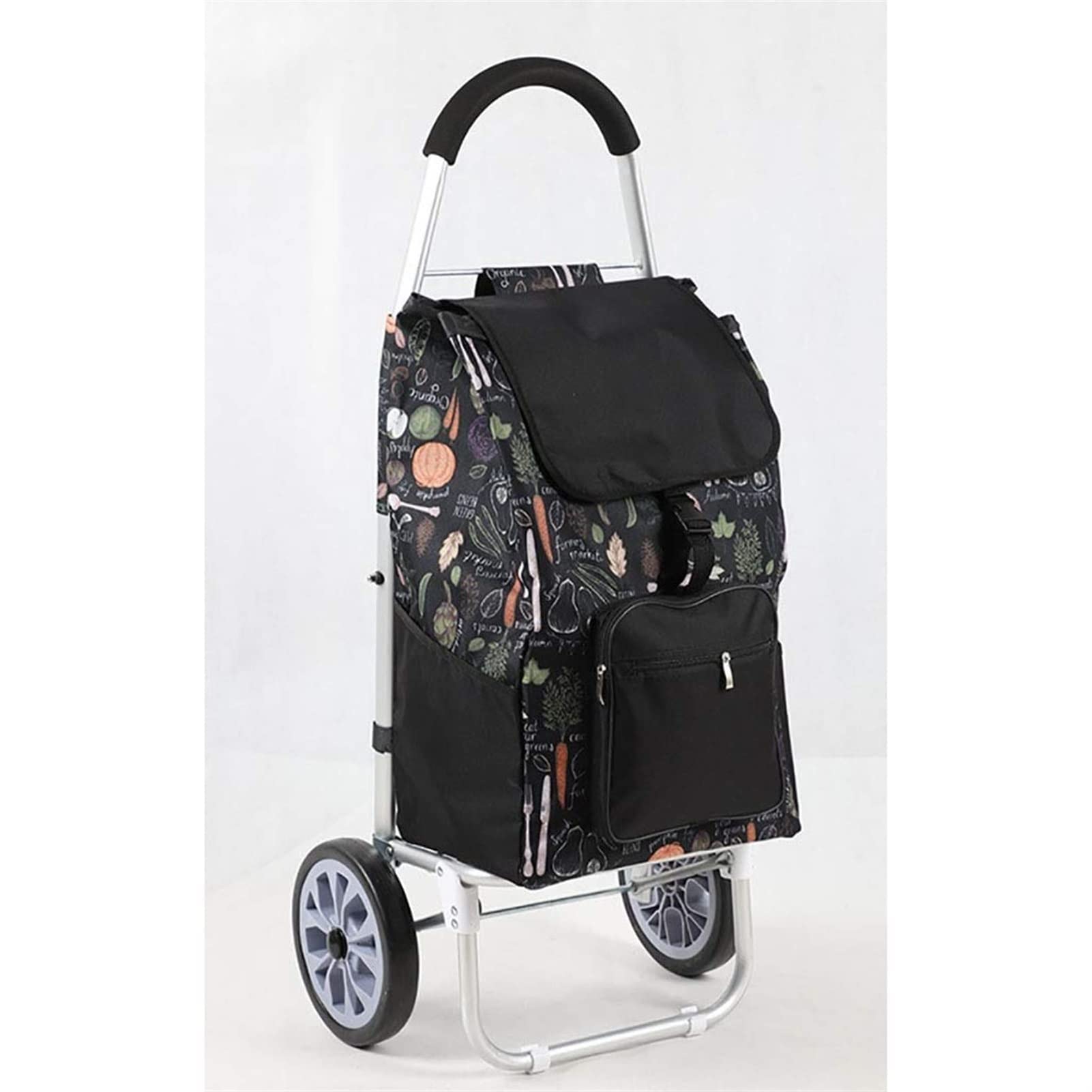 Sac De Remplacement De Chariot À Main - 80L Sac De Rechange De Chariot, Sac De Caddie Étanche En Tissu Oxford, Sacs De Courses Réutilisables, Sac De Remplacement Pour Chariot, 38X30X70CM