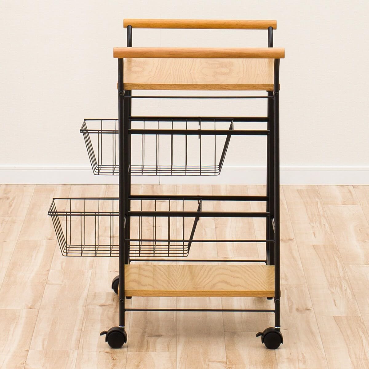 ニトリ キッチンワゴン トリエステ 7169 MBR ミドルブラウン Amazon.co.jp: ニトリ(NITORI) ワゴン トリエステ 7169 LBR