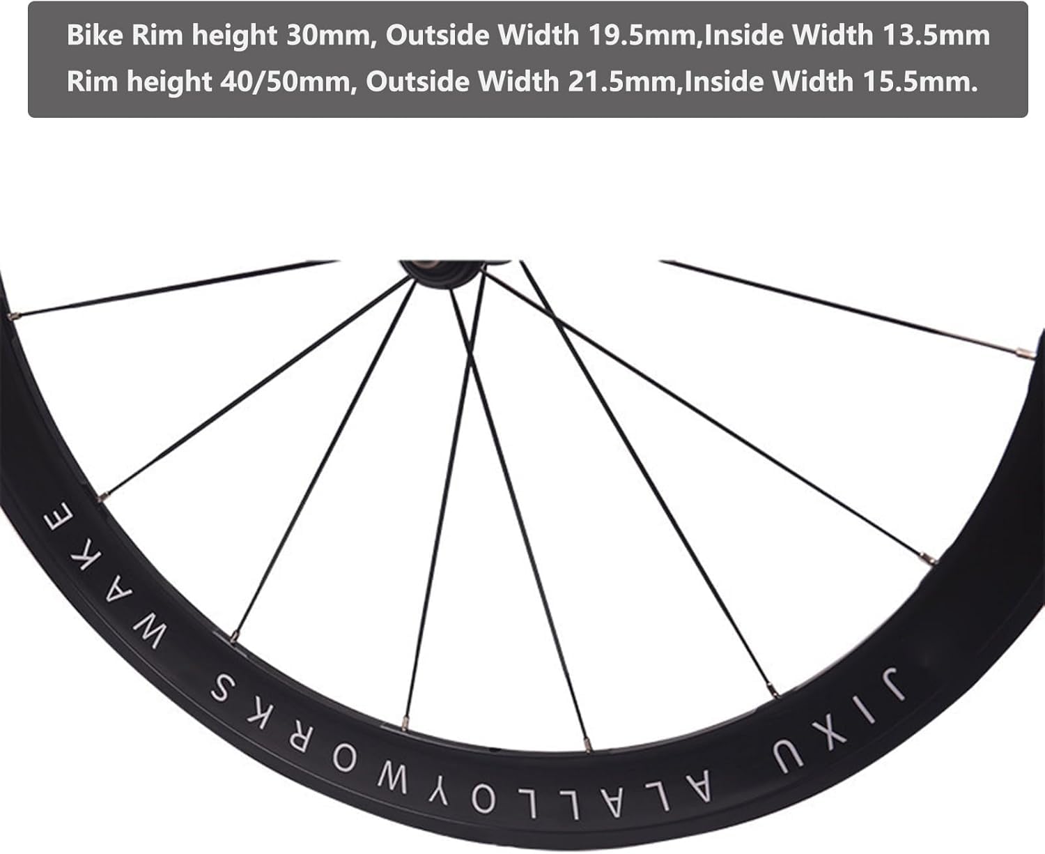 Ruedas de Carbono para Bicicleta Carretera 700C 30/40/50mm 7-12V