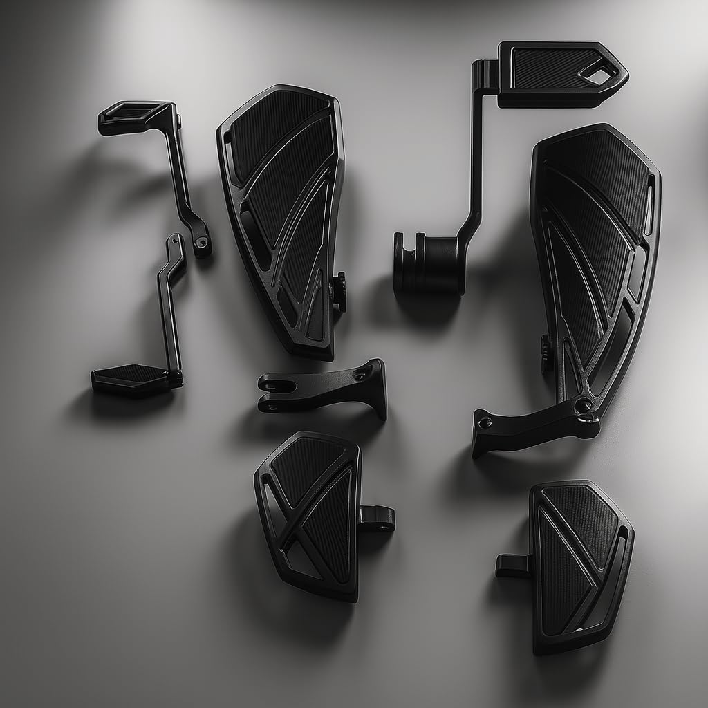 Eagle Lights IRONGRIP Floorboards for 2014-2025 Harley-Davidson® Touring Models (Black)