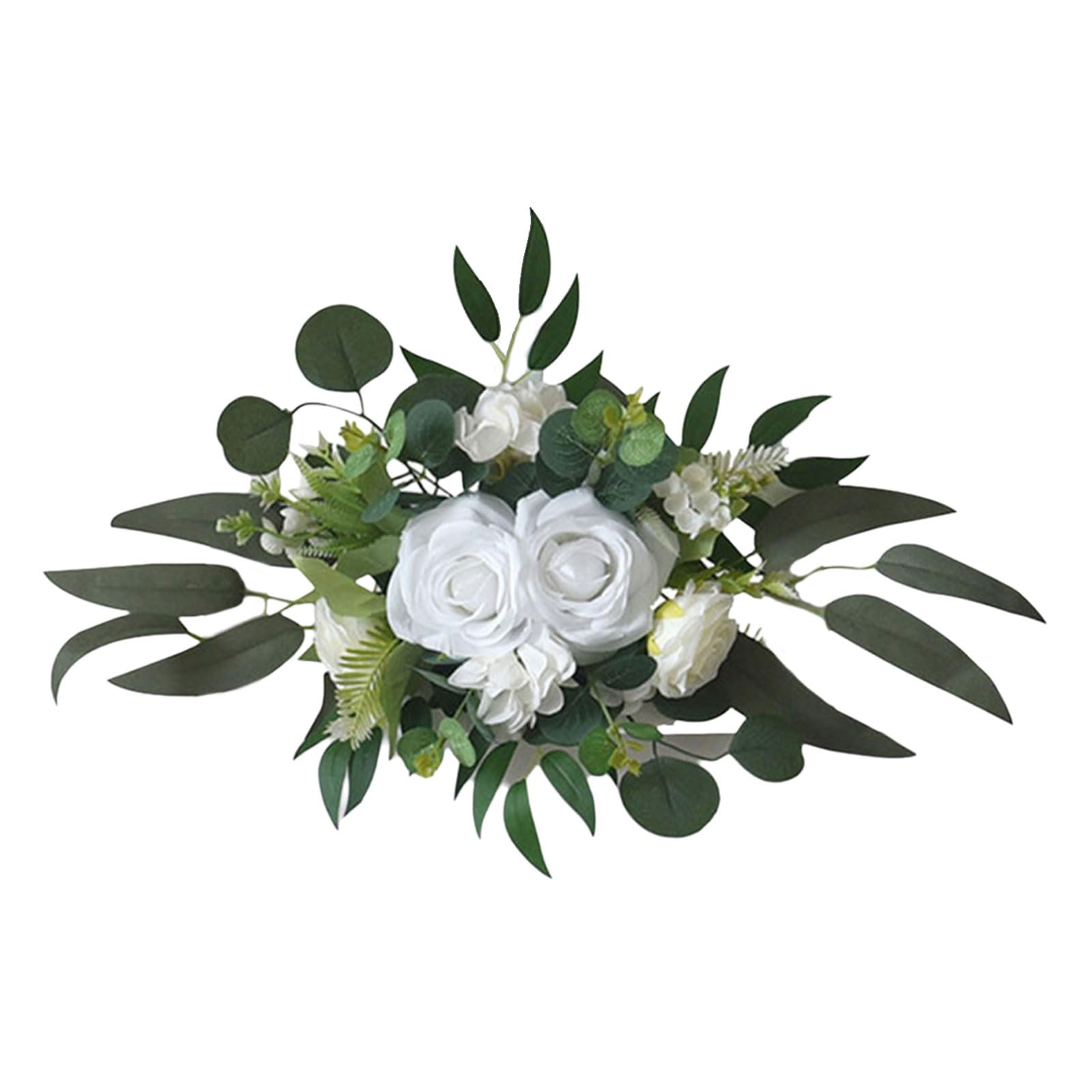 OSNIYAW Artificial Flower Swag Wedding Sign Decoration for Reception Backdrops Ceremony Sign Decoration Garden