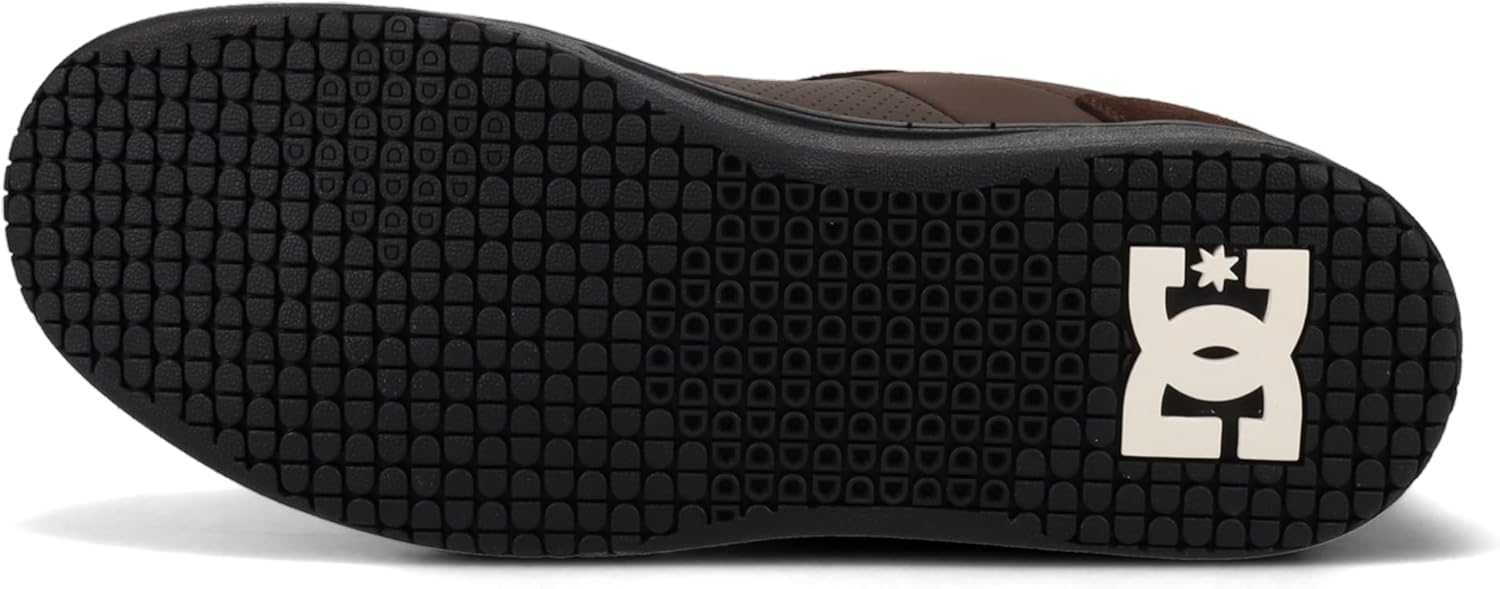 DC Men's Astrix Skate Shoe, Brown/Black, 10.5 - Image 4