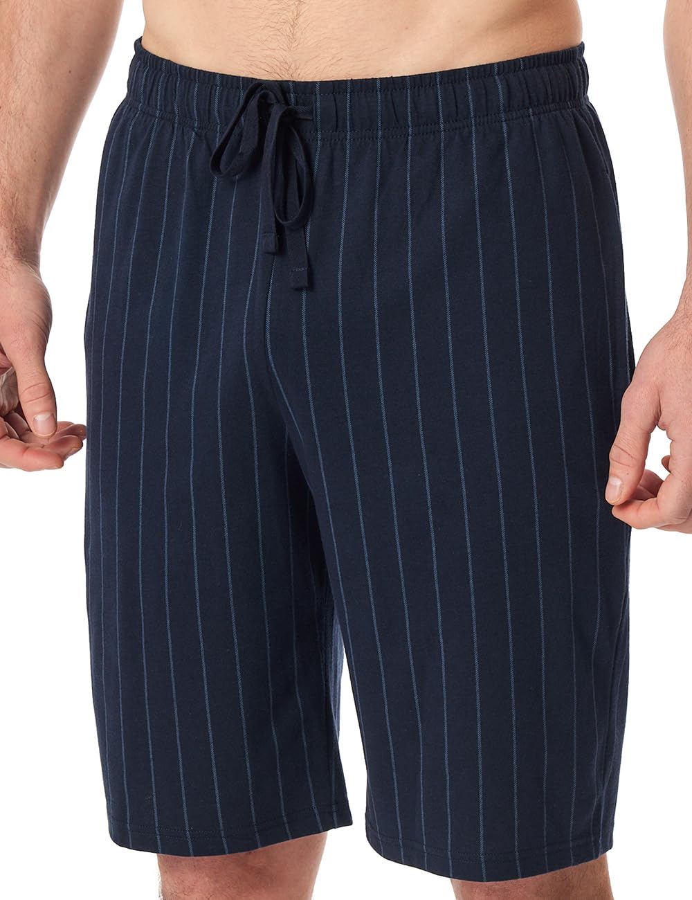 Schiesser Baumwoll-Bermudashorts Mix and Relax, Nachtblau, Größe 58