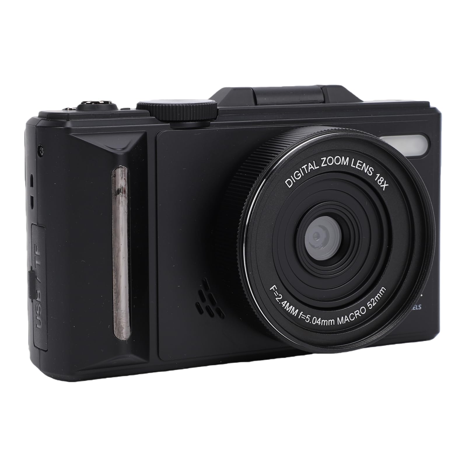LICAEVEY Fotocamera Digitale 5K, Zoom 18X WiFi, Schermo Ribaltabile 3.0