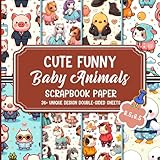 Photo Gallery cute funny baby animals scrapbook paper: whimsical designs for scrapbooking, paper arts, decoupage, and diy projects Photo Gallery cute funny baby animals scrapbook paper: whimsical designs for scrapbooking, paper arts, decoupage, and diy projects