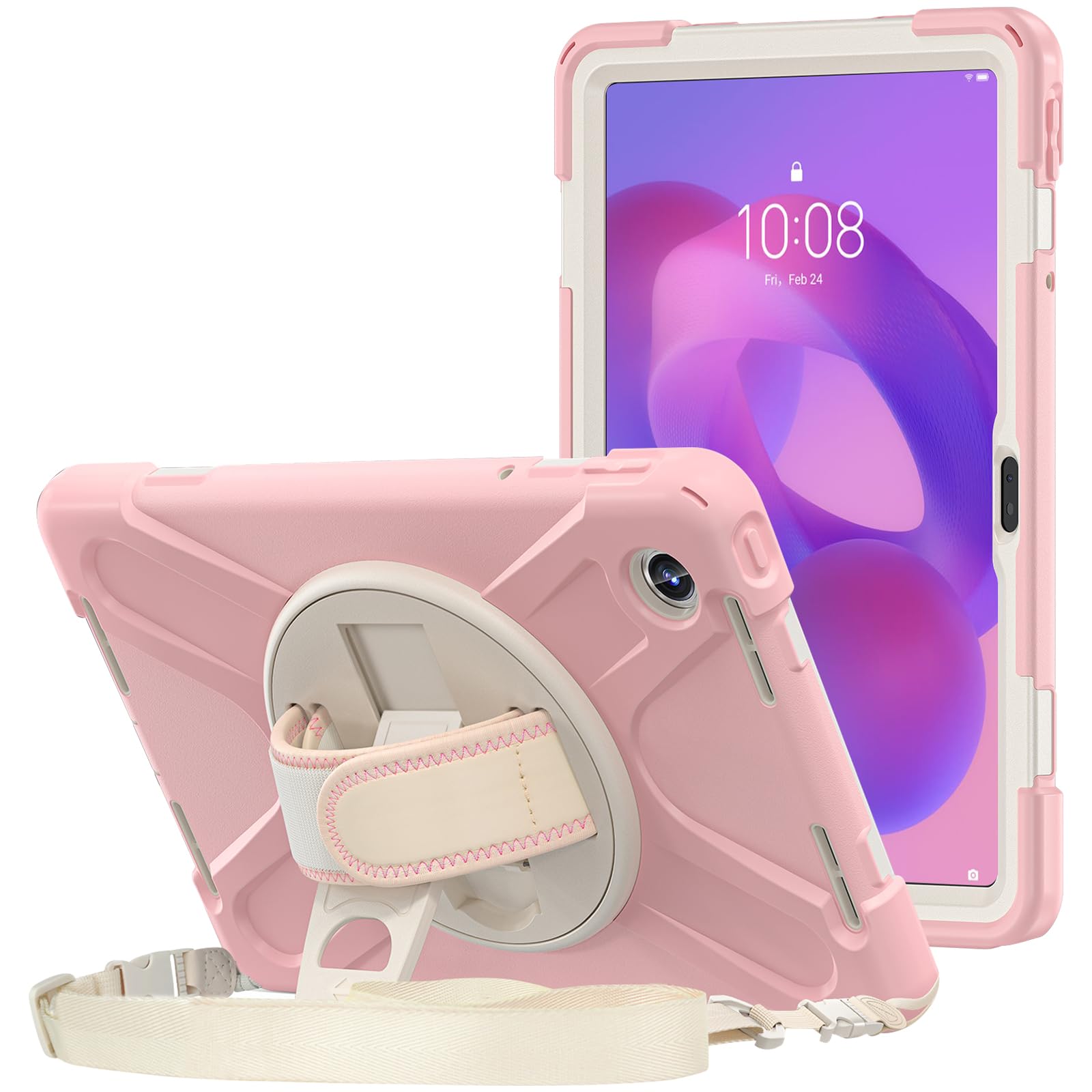 4 in 1 Cover Compatibile Con Cubot A10 (6.56) E 3 Pezzi Vetro