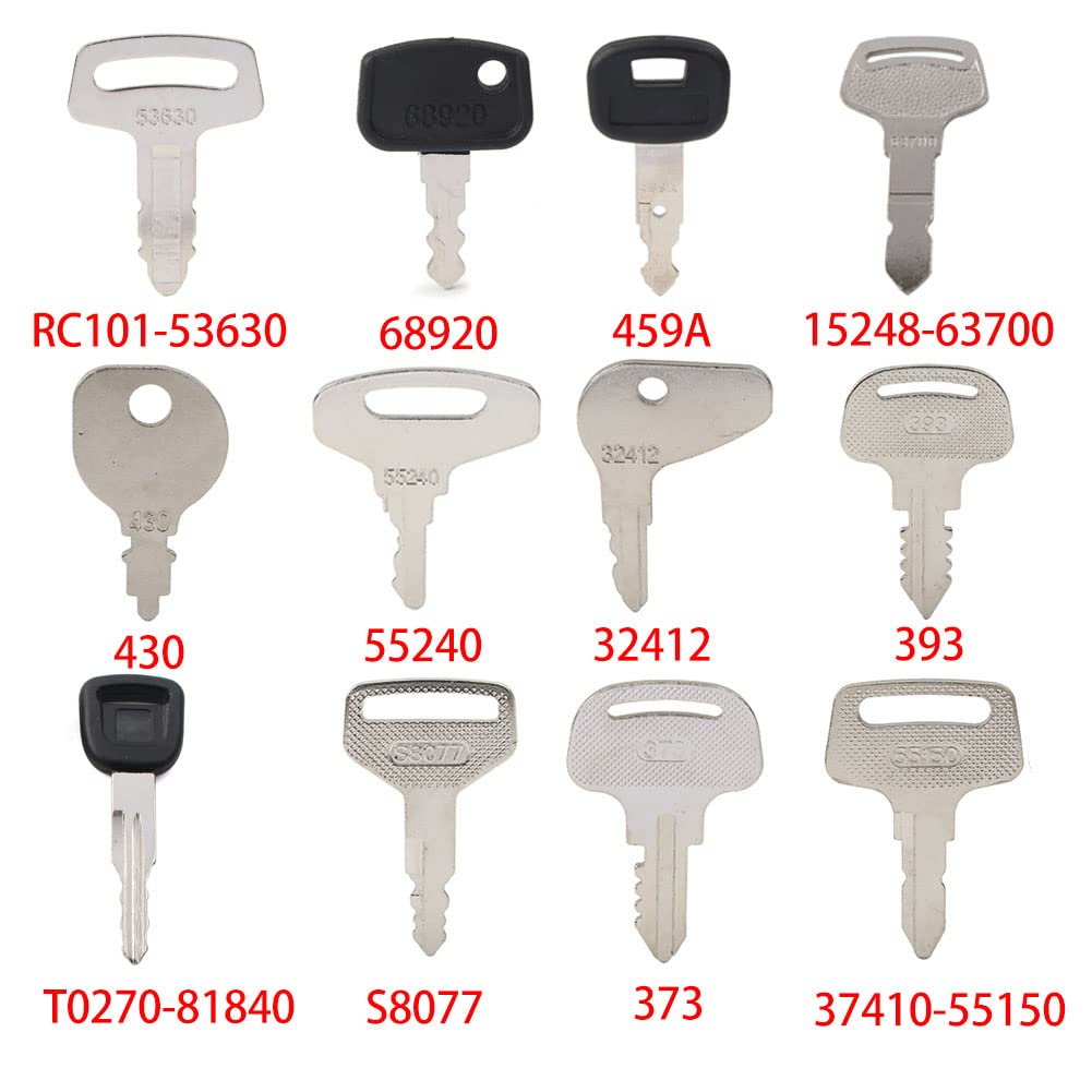 5 Pz CHIAVI 459A CHIAVE DI ACCENSIONE PER KUBOTA Style M - Foto 7