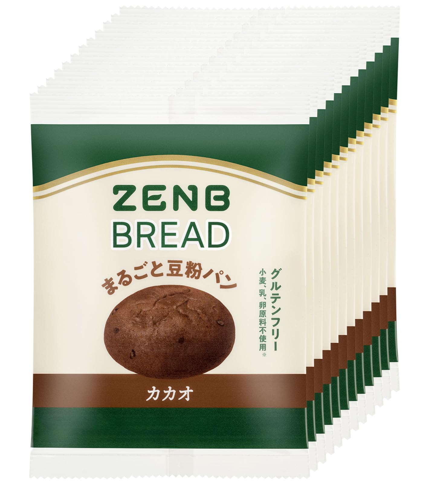 Amazon | 【糖質オフの豆粉パン】ZENB ゼンブ ブレッド グルテンフリー