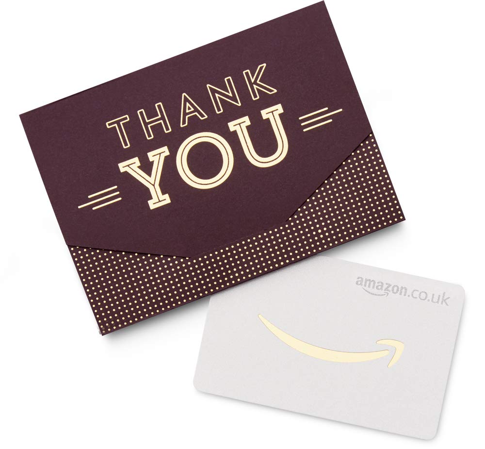 Amazon Amazon.co.uk Gift Card in a Thank You Mini Envelope