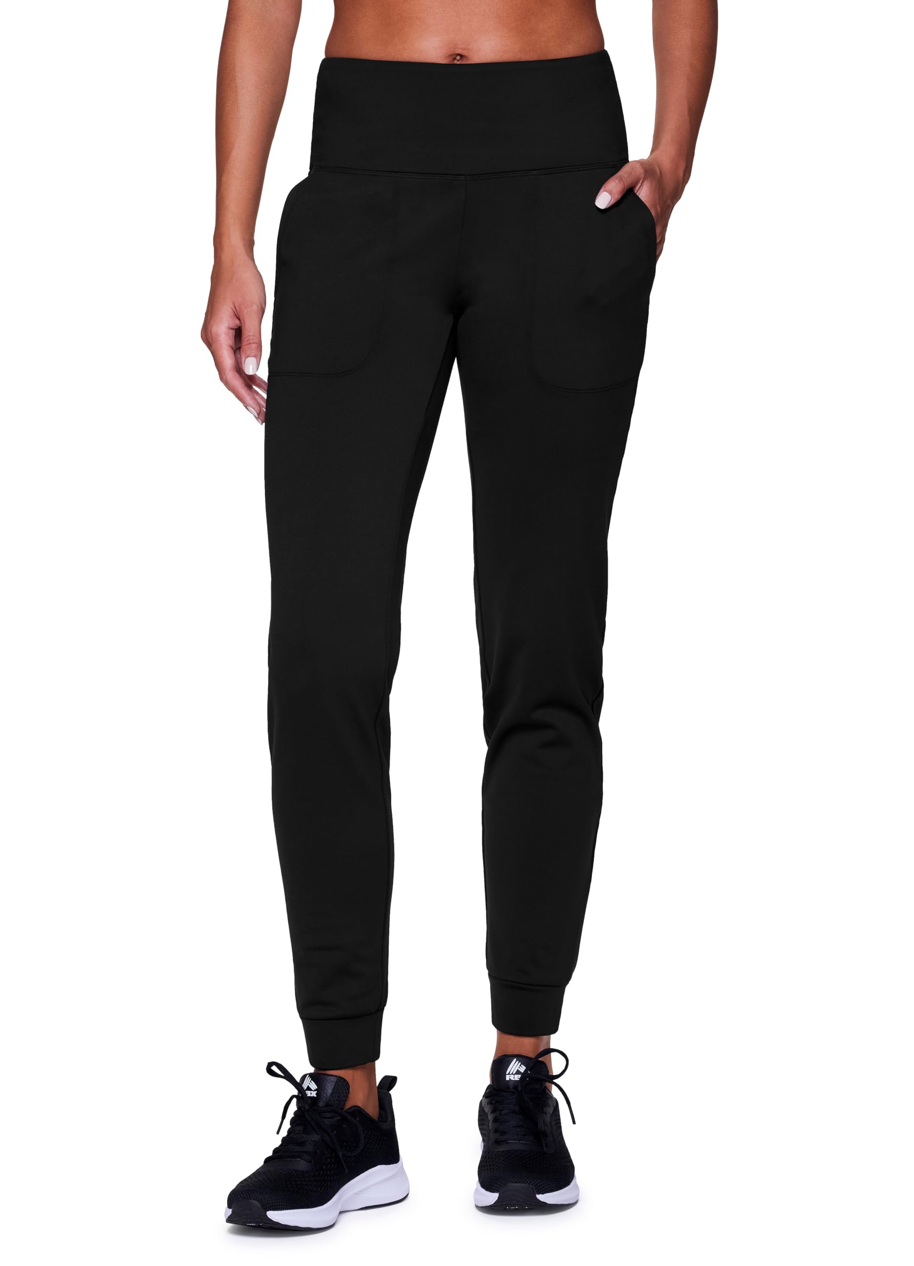 RBXActive Women's Fashion Lightweight Ultra Soft Jogger Sweatpants with Pockets