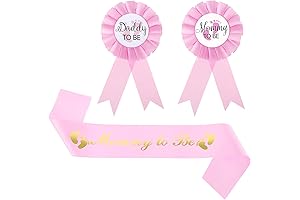 Celebrate in Style: Mommy & Daddy-to-Be Sash Trio