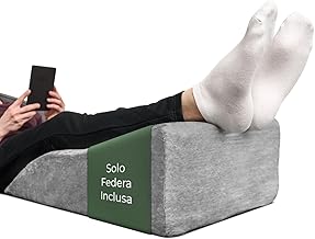 Federa per Cucino per Vene Varicose Well B4, ALTO e MEDIO, grigio. SOLO FEDERA INCLUSA