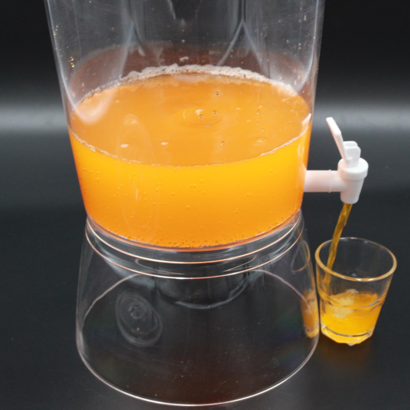 Dispensador de Bebidas de Gran Capacidad con Tapa, Jarra de, Dispensador de Bebidas Tipo Barril