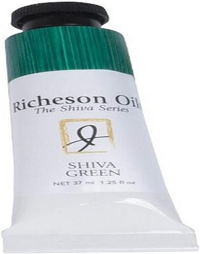 Jack Richeson Colores al óleo para artistas, verde Shiva de 1.3 fl oz