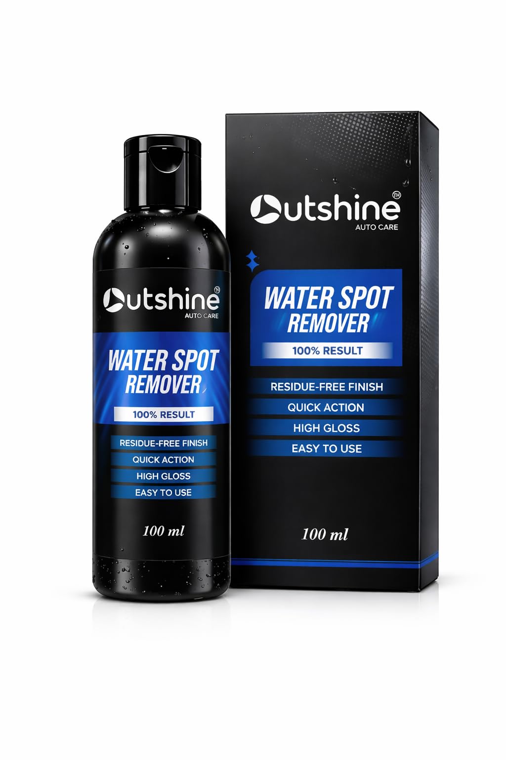 THE OUTSHINE - Water Spot Remover with Micro Fiber Cloth - 350gsm - Water stain cleaner - Streak-free finish - Eco-friendly cleaning cloth - 350 GSM microfiber towel-image-24