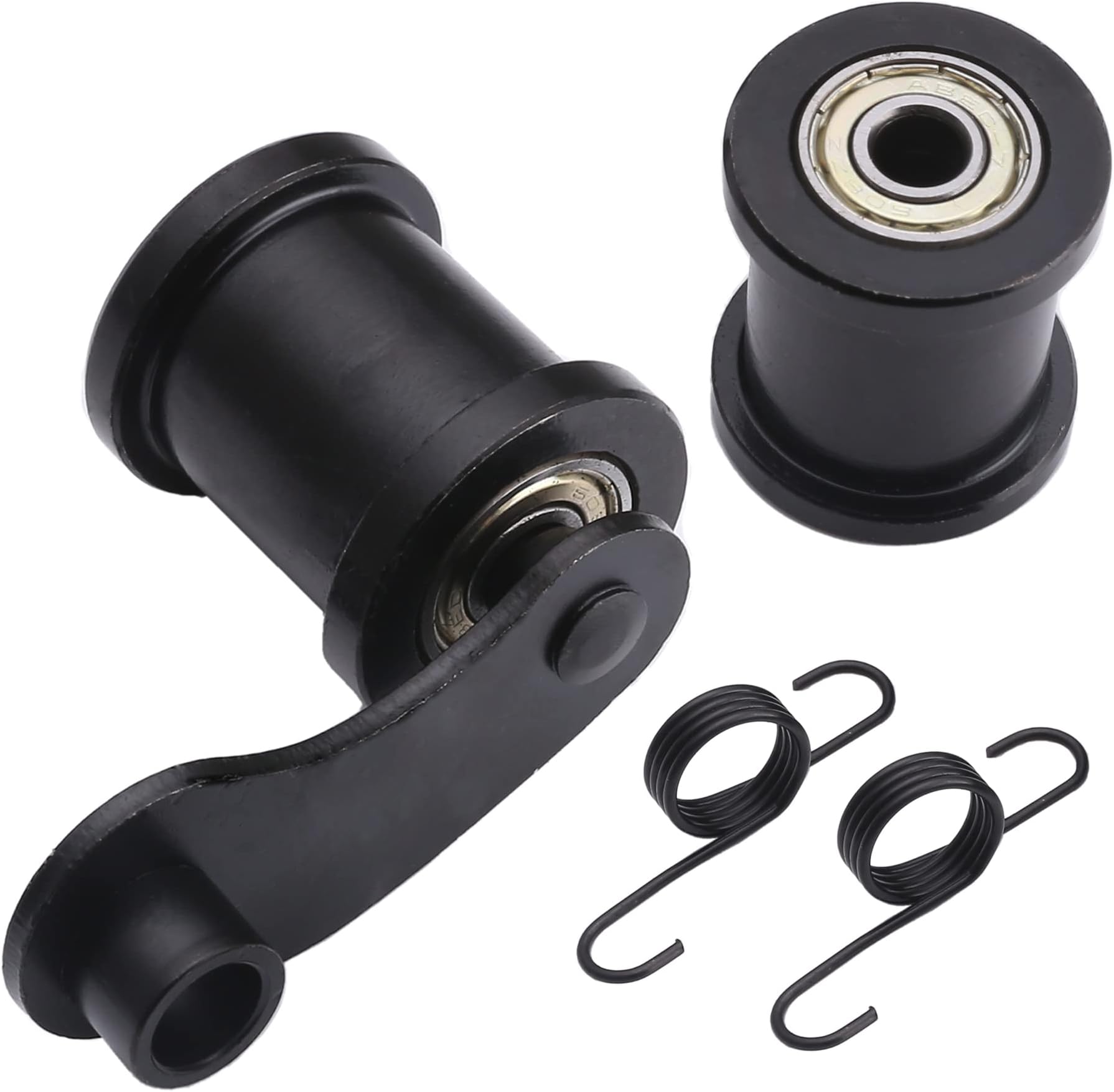 Go Kart Chain Tensioner Chain Slider Tensioner Adjuster Roller Guide, Chain Adjuster With Spring For Go Kart Atv Throttle Extender