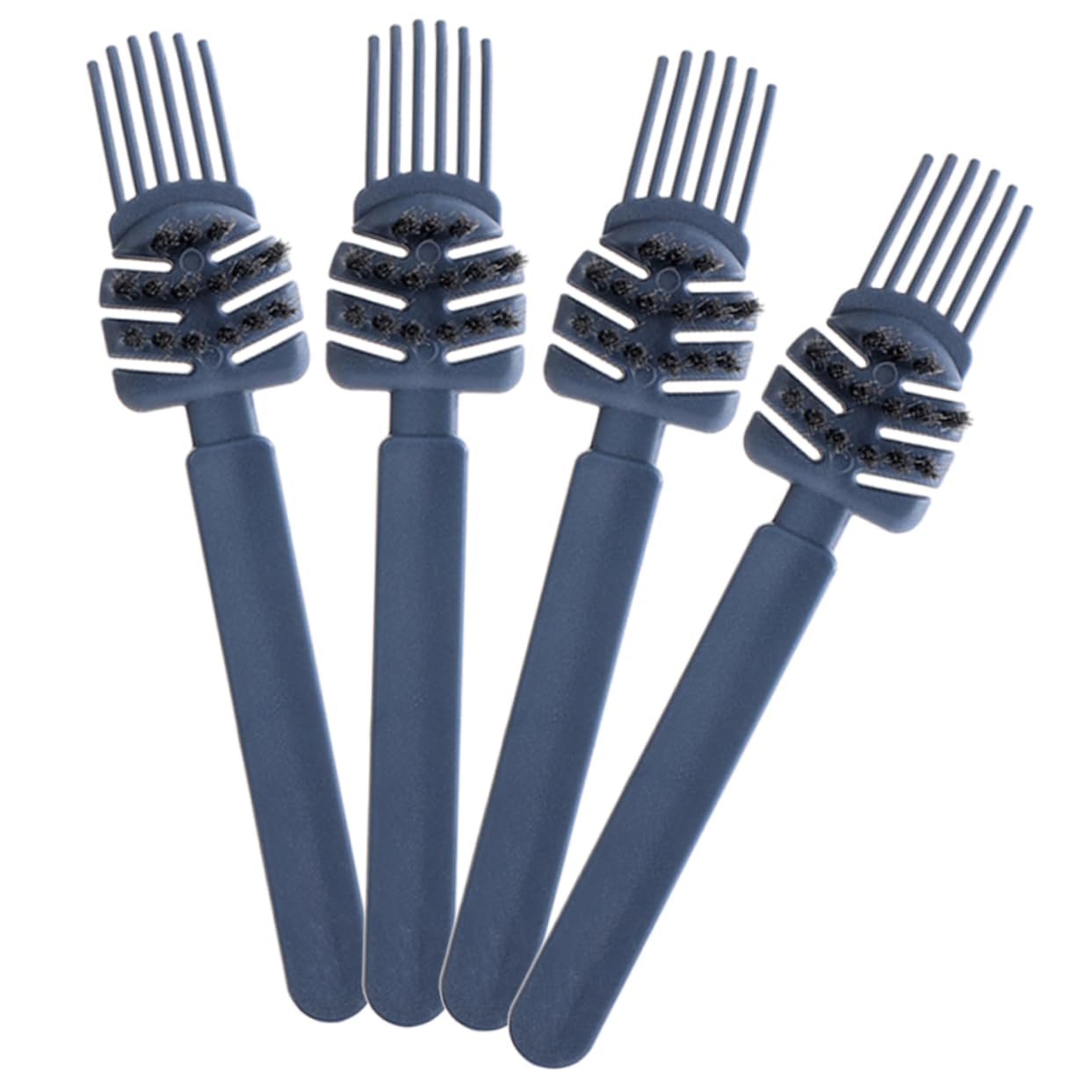 4pcs Hair Brush Cleaning Tool Comb Cleaning Brush Detangler Portable for Home and Salon