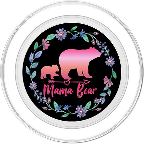 Miniatura 2 de Lindo agarre de teléfono MAMA BEAR para regalo de mamá - Bear Mama Grip PopSockets PopGrip agarre intercambiable para teléfonos y tabletas