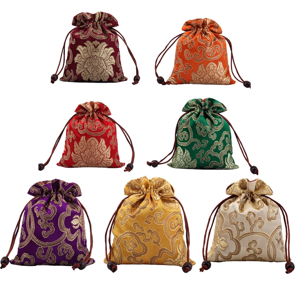 Bolsas de seda para evitar arañazos en pendientes y anillos finos