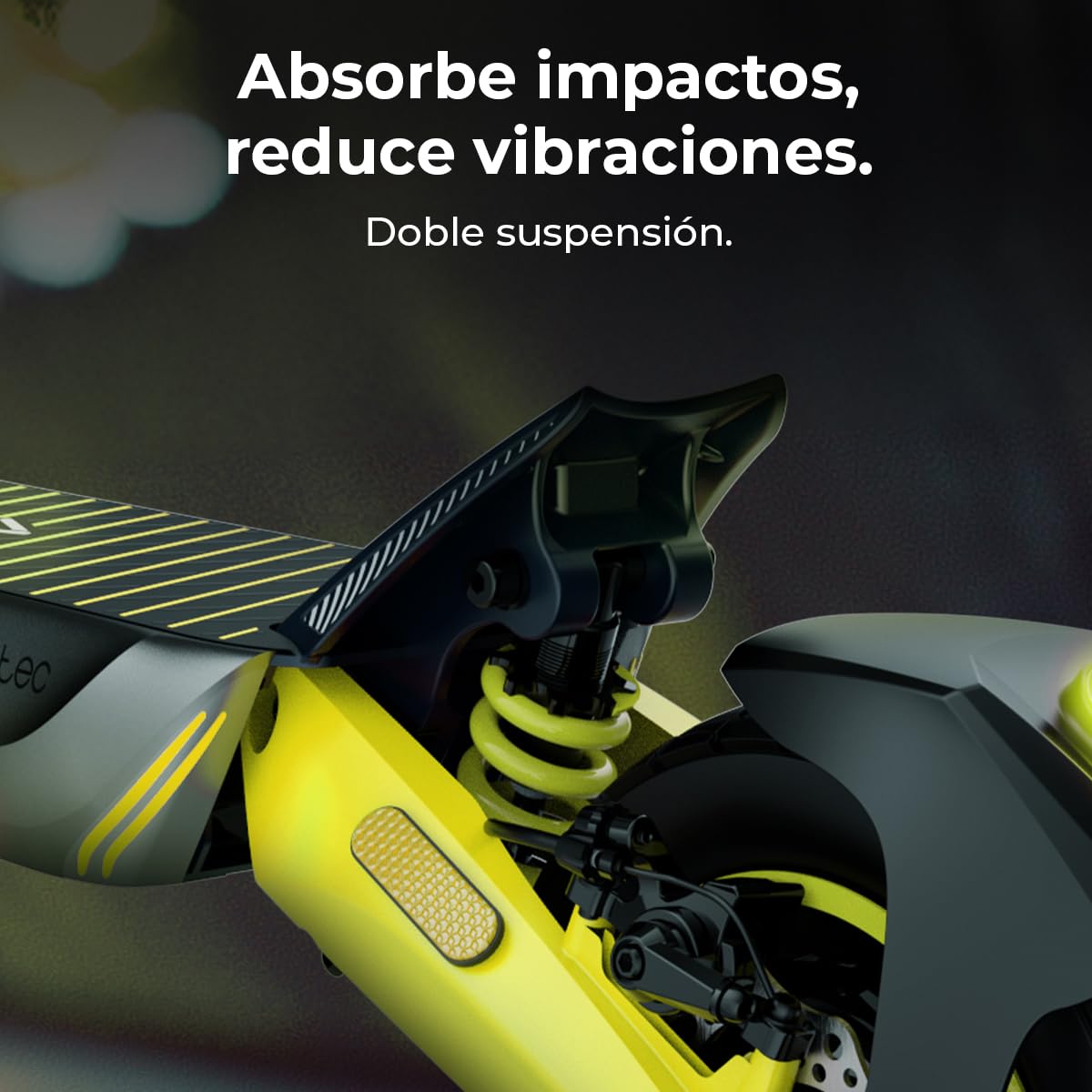 Cecotec Patinetes Eléctricos Homologados Bongo Serie V. 2200W, Autonomía hasta 70km, Doble Suspensión, Ruedas de 10", Sistema de Frenado Doble con Discos, e-ABS, Conexión App