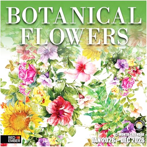 RED EMBER Botanical Flowers 2026...