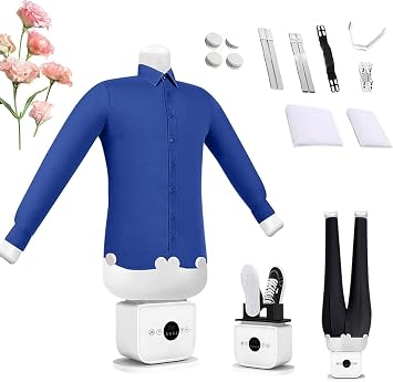 Automatic Ironing Machine, 2026 Upgrade Touch Type Humanoid Automatic Ironing Machine 3.0,Time & Temperature Adjustable, Built-In Aromatherapy Tank, For All FabricsTouch type
