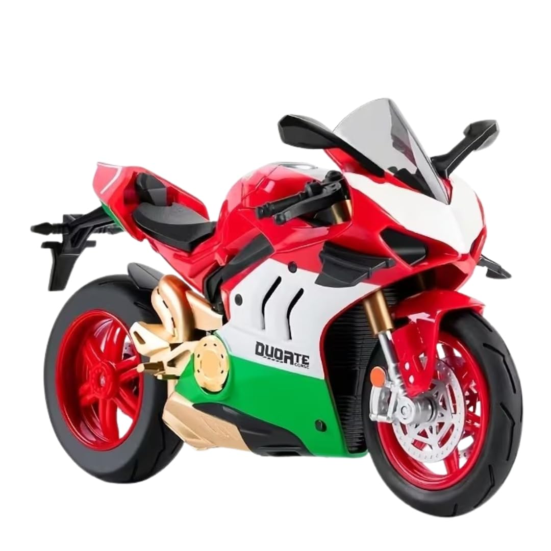 PLUSPOINT Diecast H2R Motorcycle Toy Bike 1:10 Scale Model Vehicles Alloy Simulation Super Bike Also for Car Dashboard Adult Alloy Motorbike Toy Simulation Model Vehicle Toy Street Machine Kids Gift — Amazon image 10