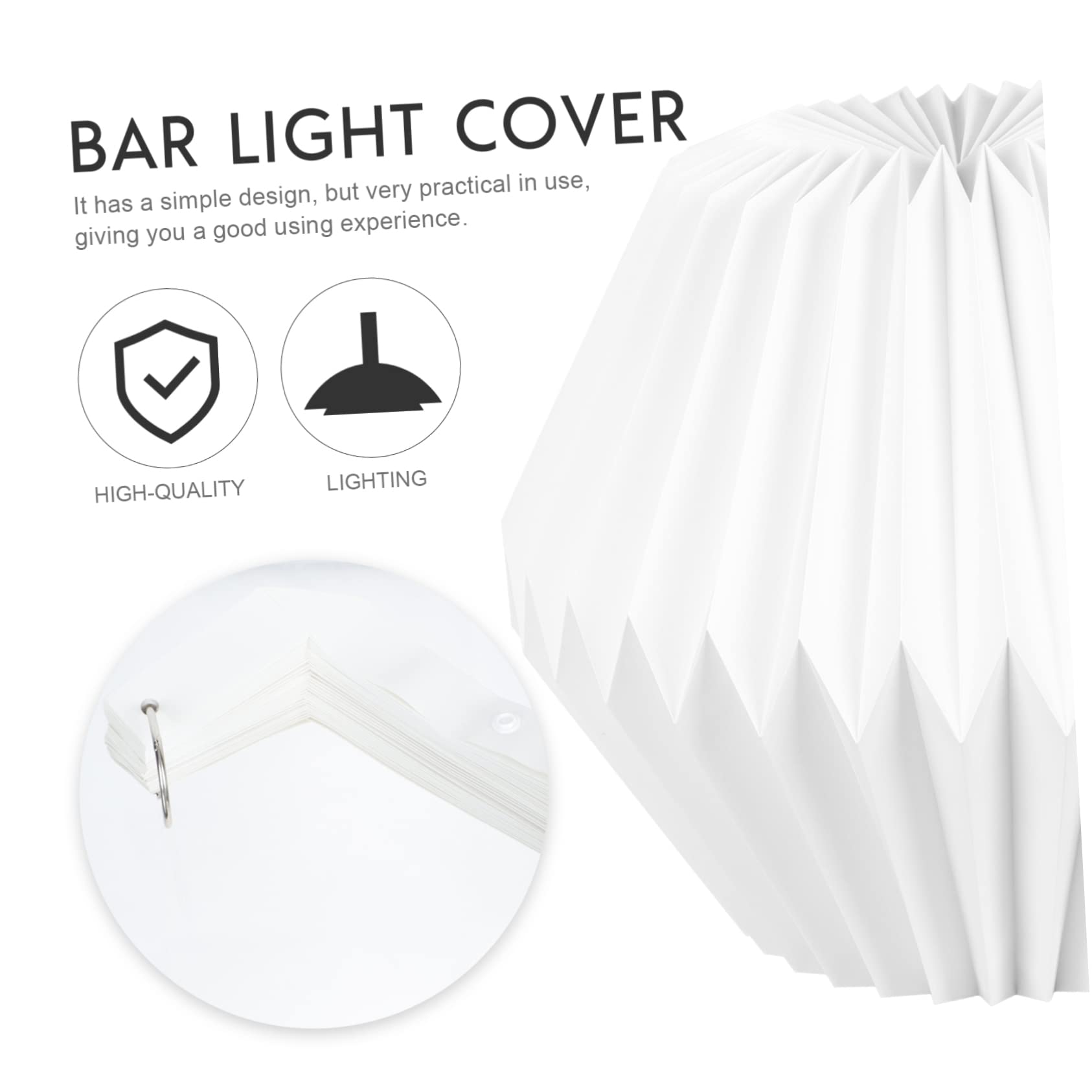 DOITOOL 3pezzi Lampadario Geometrico Artigianale Paralume Nordico Elegante Per Illuminazione Domestica Design Semplice e Decorativo Resistente e Durevole Per Ambienti Moderni e Accoglienti