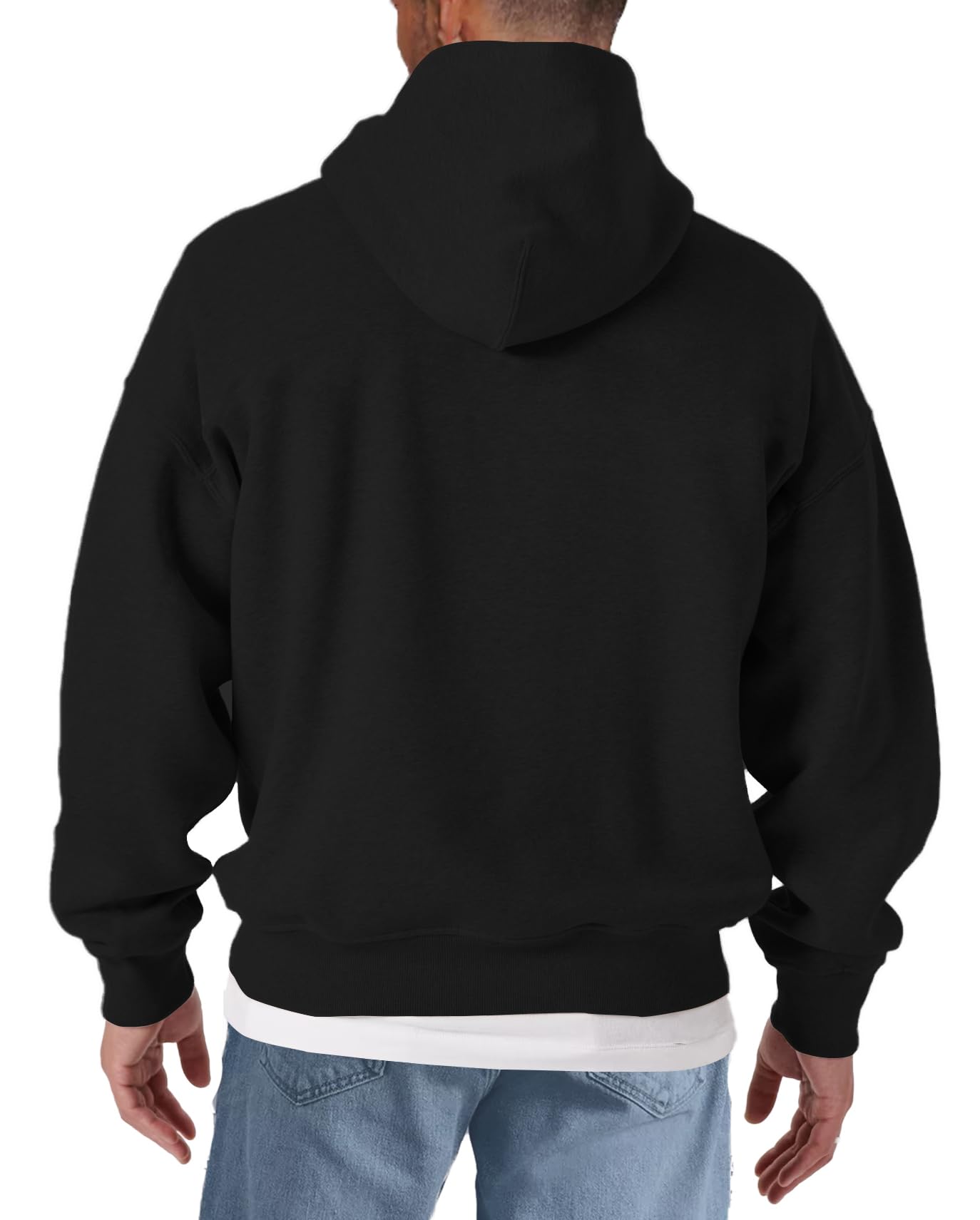 MAKAYA Hard Rock Pullover für Herren - Hoodie mit Totenkopf Gitarre