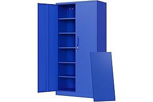 Letaya Blue Locker Storage Cabinet