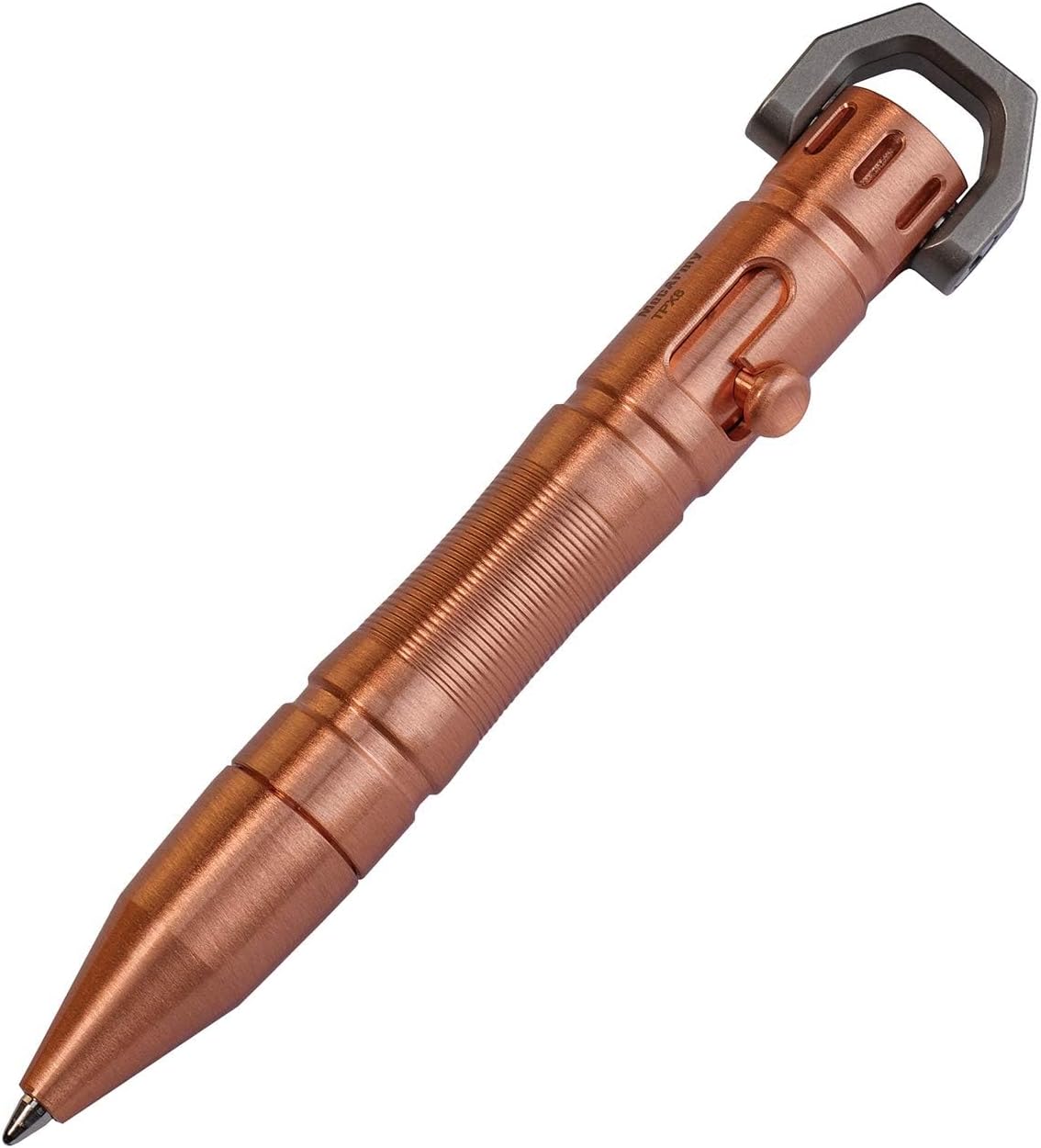– Copper Pen Luxury Executive Lightweight Retractable Metal Pen Ink Refillable Novelty Pocket EDC Writing Ballpoint Pens