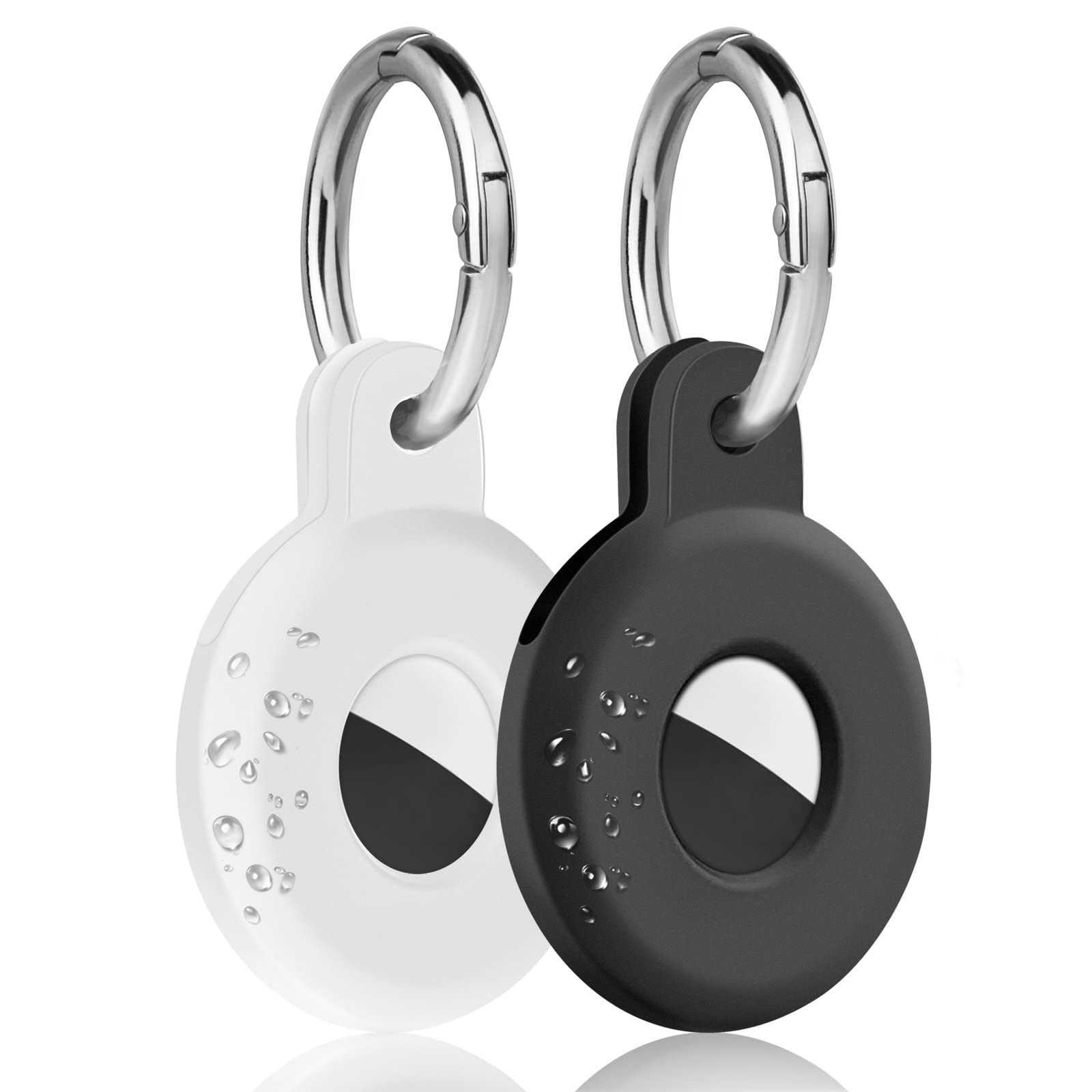 Ainiv Llavero para AirTag, 1 Pieza Llaveros para AirTag Funda Protectora de Silicona, Localizador Keychain Portátil Antipérdida, Protectora Funda Mascotas y Mochilas — view 91