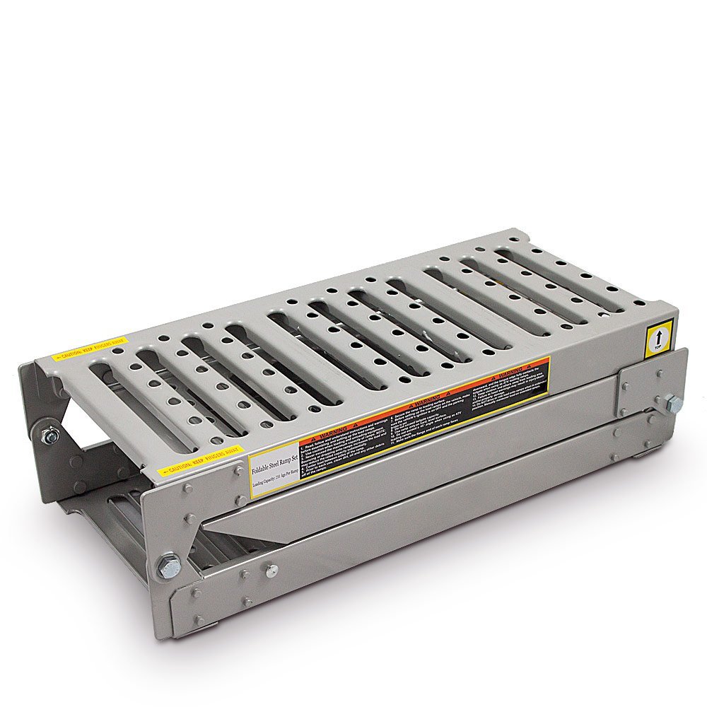 BITUXX® 2X Auffahrrampen Rampe Auffahrschienen Servicerampe 2268kg klappbar