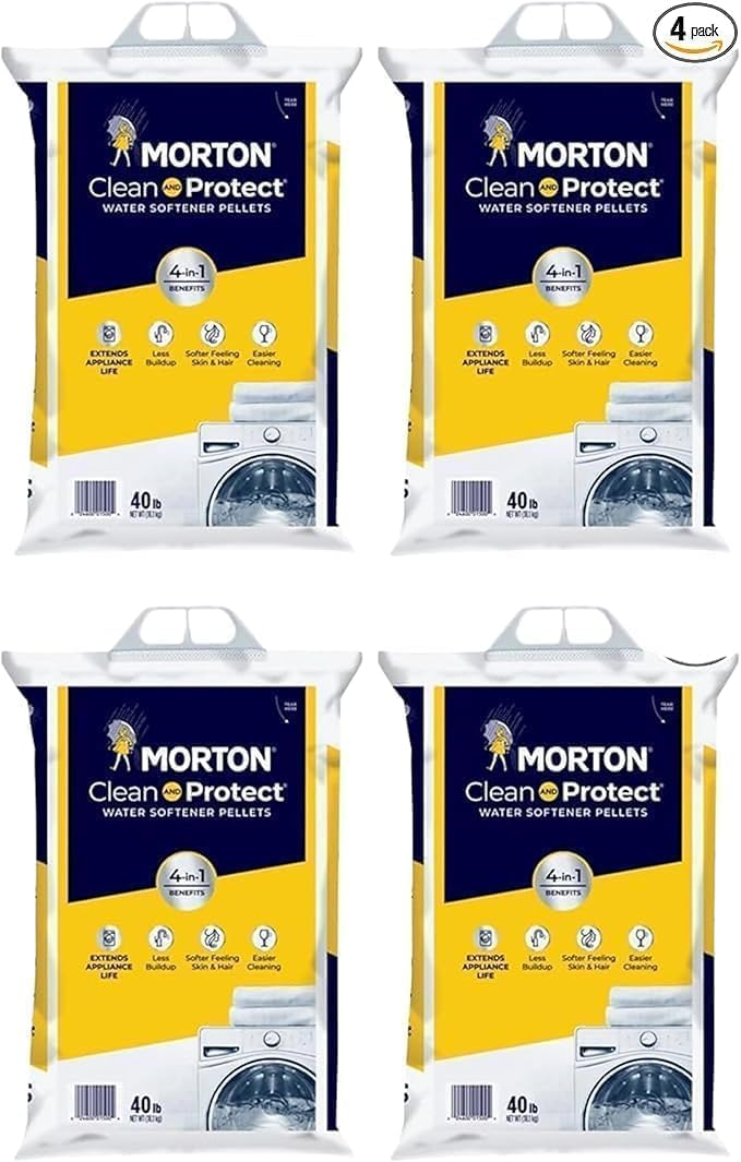 Morton Softener Salt (4 pack) - 160 lbs total