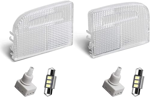 HERCOO Kit de lente de cubierta de luz de cúpula de techo con interruptor de lámpara de cúpula interior de techo, bombilla LED compatible con Honda disponible en Yaxa Costa Rica