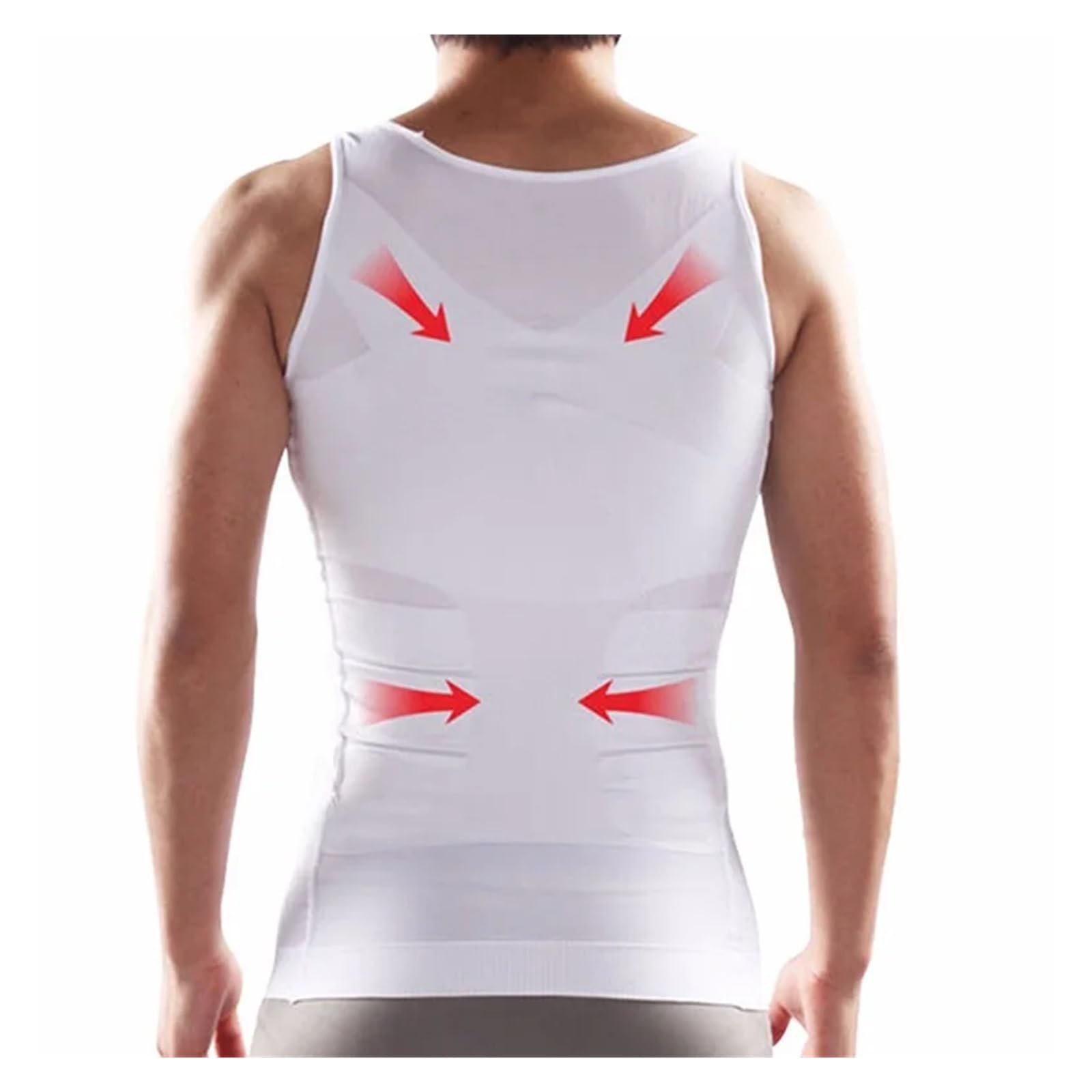 Fajas Reductoras 2 uds camisa de hombre adelgazante Body Shaper chaleco camisetas sin mangas for entrenamiento Abs Abdomen camisetas sin mangas camiseta moldeadora camiseta de compresión térmica(Black