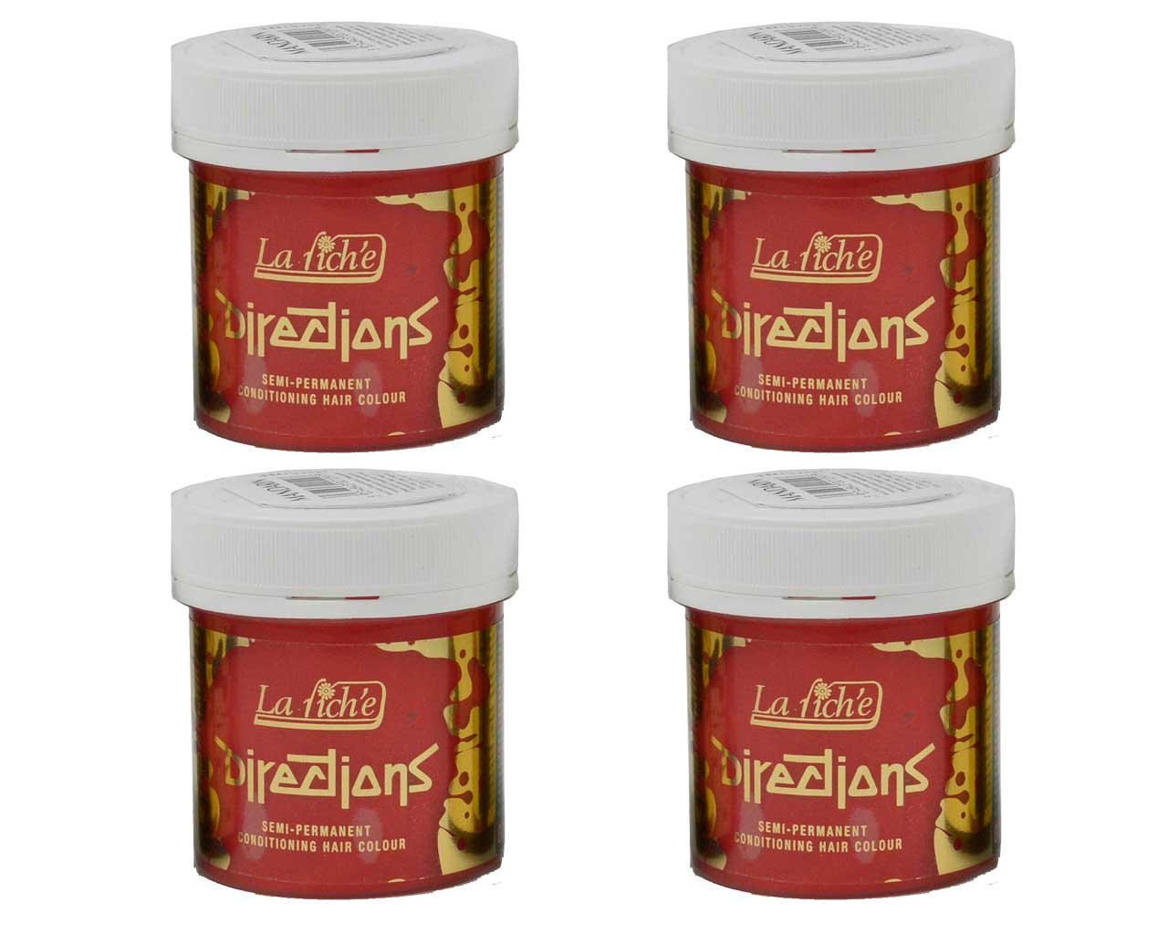 4x La Riche Directions SRING GREEN Haartönung Farbcreme 88ml