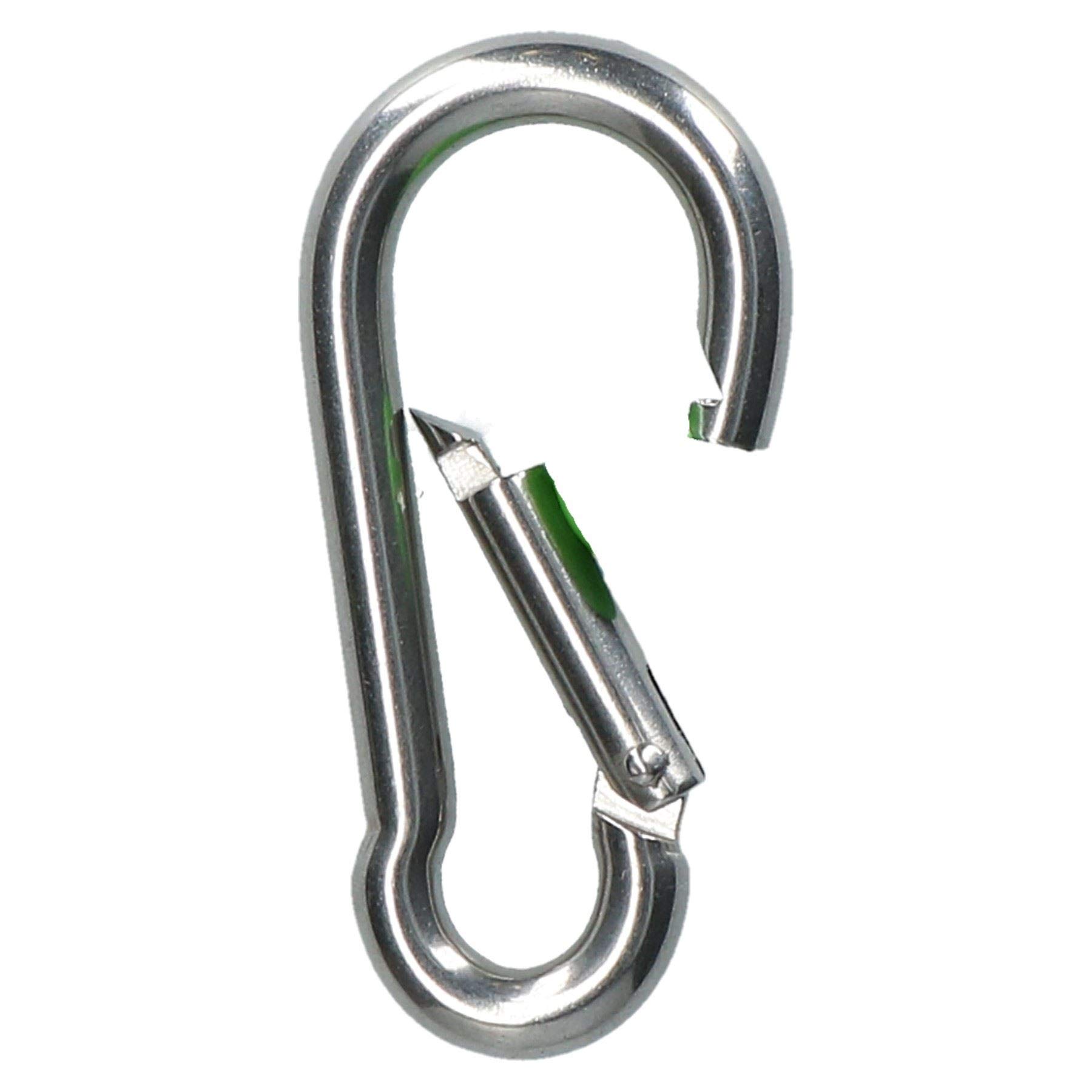 AB Tools Carabina Carbine Hook Snap Shackle 6mm Marine Grade Stainless Steel 4 Pack