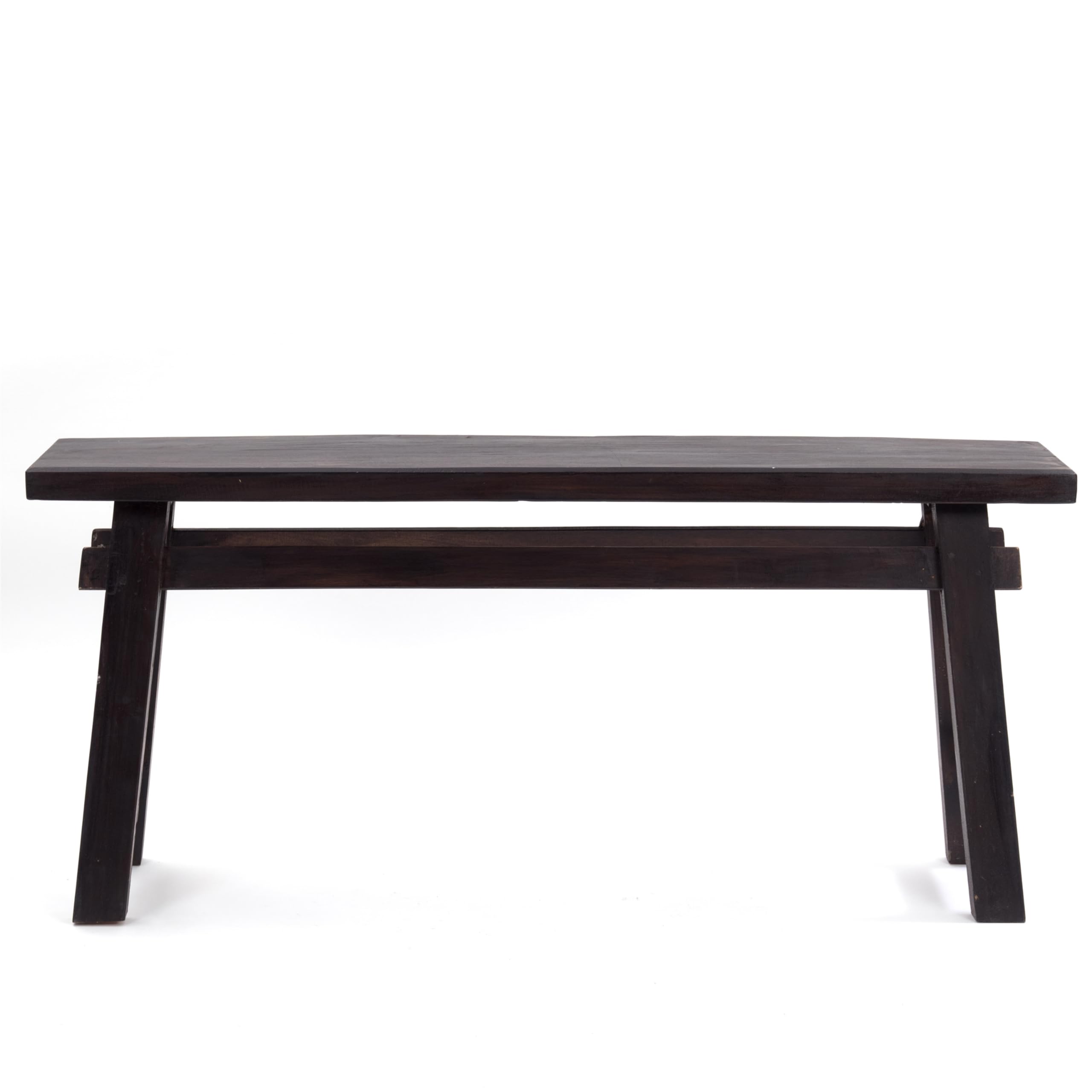 DESIGN DELIGHTS Banc East | Acajou, 118x27,5x53cm (LxPxH) | En Bois Naturel, Rustique pour l'Entrée, Cuisine, d'Appoint Vintage, de Lit | Couleur: 03 Marron