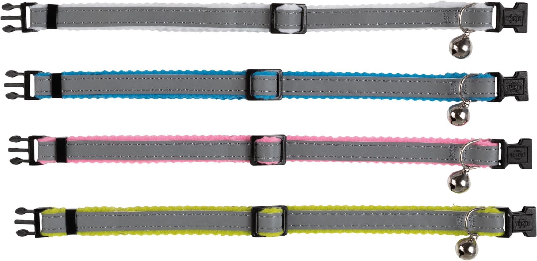 Trixie Reflective Cat Collar, Adjustable Nylon Neck Belt, Durable & Tear Proof, Safe with Plastic Buckle, Multicolor (Get 1 Random Color) (B0CD3QFM3P) Amazon Price History, Amazon Price Tracker
