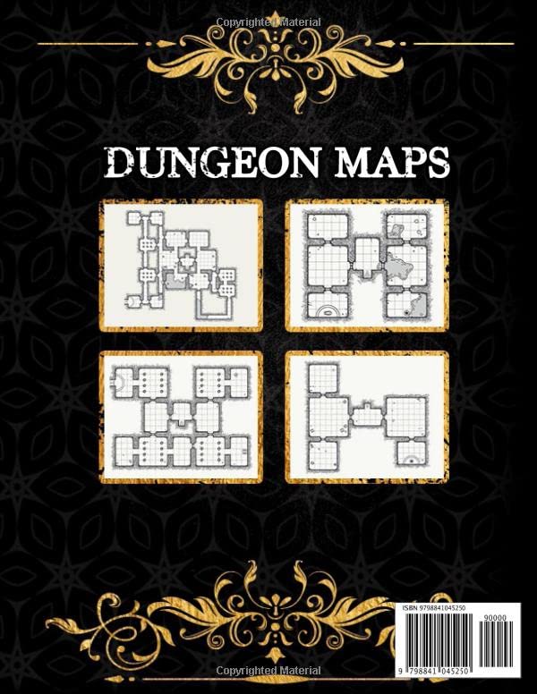 Dungeon Maps for Game Master : 50 Maps for DnD Tabletop Fantasy TTRPG Role-Playing RPG Games: DnD RPG Maps for Game Master - Image 2