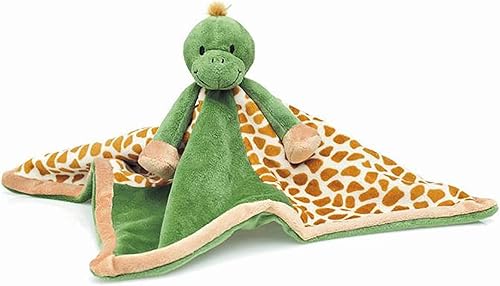 Teddykompaniet Diinglisar - Manta de felpa unisex con edredón de tortuga, juguetes de felpa suave para dormir, regalo de cumpleaños para bebé niño