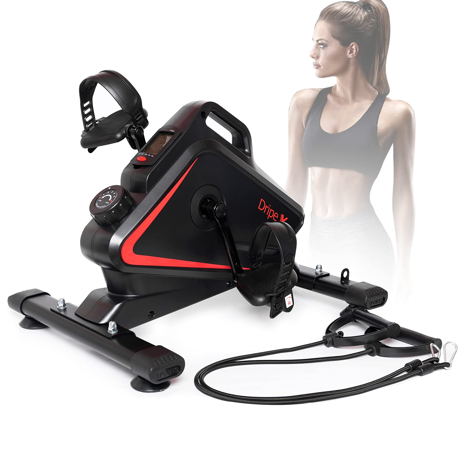 Buy Dripex Mini Exercise Bike (Upgraded Version), Adjustable