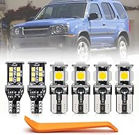 Vista 1 de Kit de 7 bombillas LED blancas para interiores para Nissan Xterra 2000 2001 2002 2003 2004 luces de matrícula de domo de mapa, luces de placa