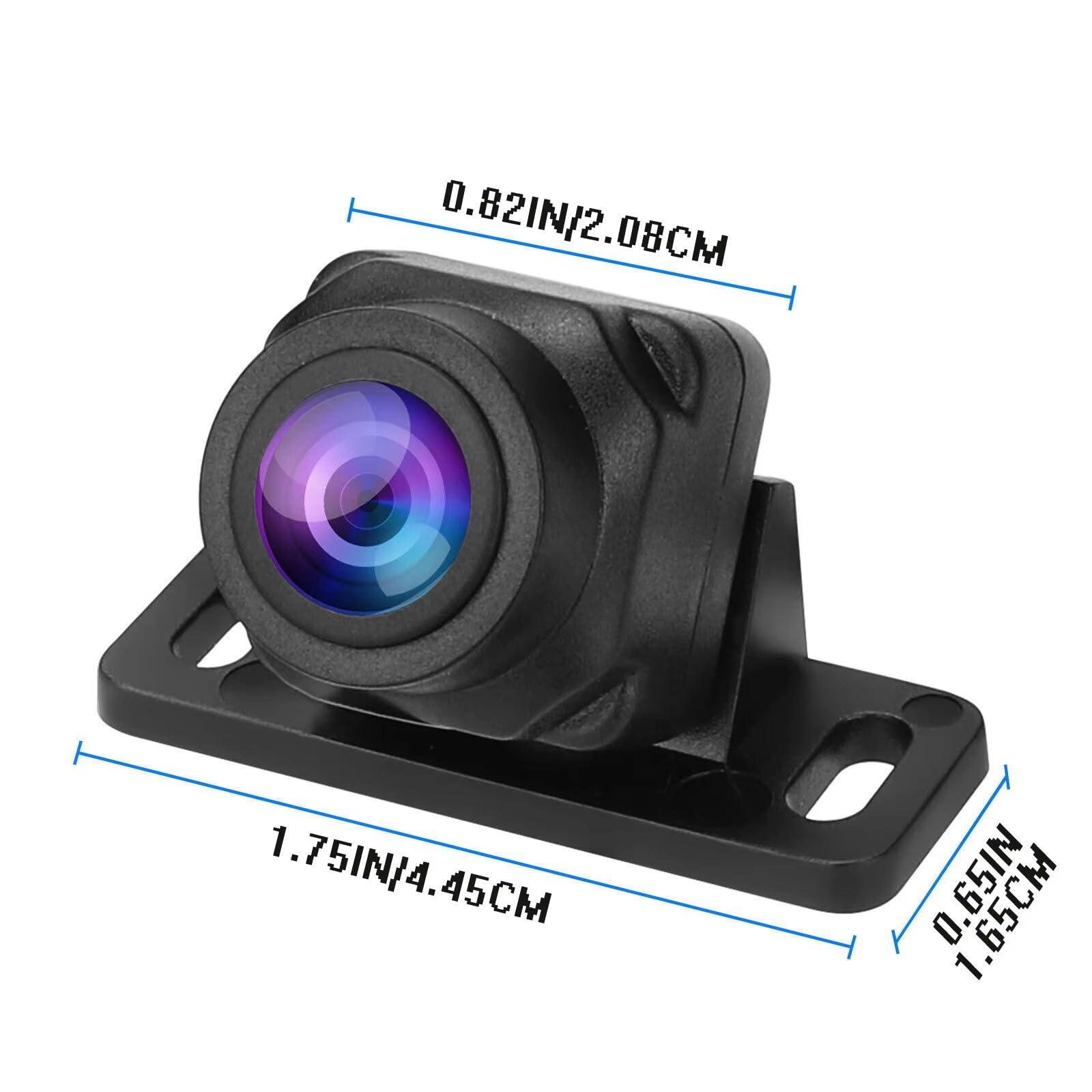 Cámara Trasera Camara Cámara De Visión Trasera para Coche De 180º Cámara De Marcha Atrás para Aparcamiento CMOS Visión Nocturna Resistente Al Agua