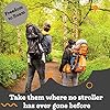 Hiking Baby Carrier Backpack - Comfortable Toddler/Baby Backpack Carrier System with Diaper Change Pad, Insulated Pocket + Rain and Sun Hood to Protect Your Child #3