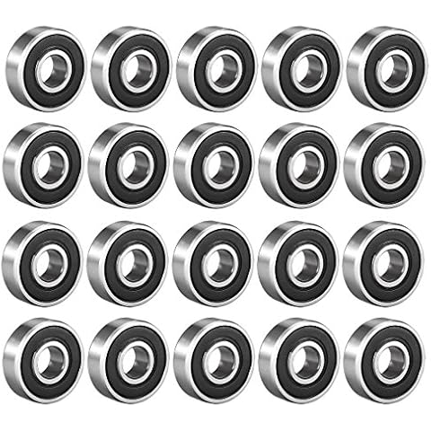 Uxcell 608-2RS Deep Groove Ball Bearings Cover