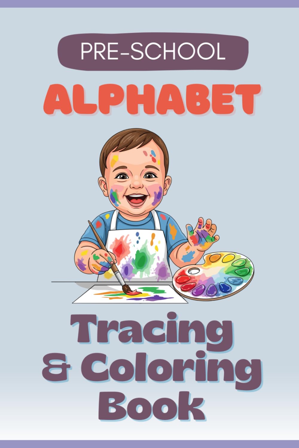 Pre-School Alphabet Tracing & Colouring Book